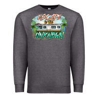 Charcoal Heather escape to the unknown Premium Sweatshirt - NancyCooperArtShop