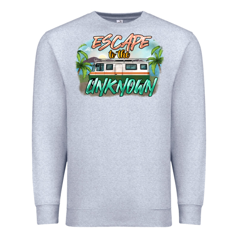 Escape To The Unknown Premium Sweatshirt by NancyCooperArtShop | Teevron