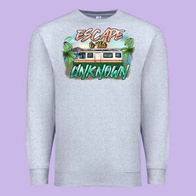 Escape To The Unknown Premium Sweatshirt Designed By Nancycooperartshop