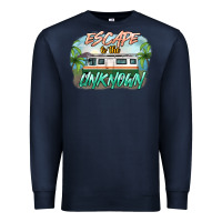 Navy escape to the unknown Premium Sweatshirt - NancyCooperArtShop