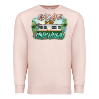 Pale Pink escape to the unknown Premium Sweatshirt - NancyCooperArtShop