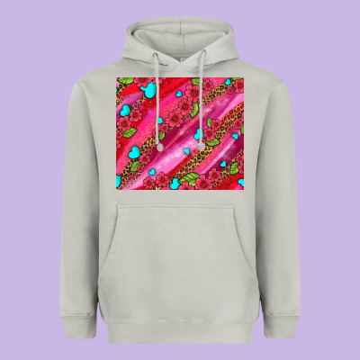 Valentines Day Heavyweight Hoodie Designed By Adodesignshop