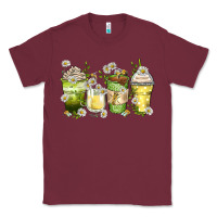 Burgundy daisy coffee cups Classic Tee - Zillion Design Studio