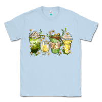 Dusty Blue daisy coffee cups Classic Tee - Zillion Design Studio