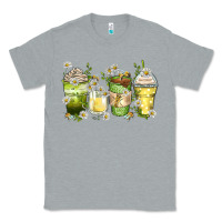 Heather Grey daisy coffee cups Classic Tee - Zillion Design Studio