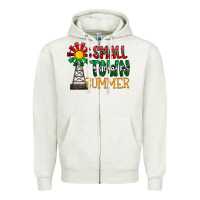 Small Town Summer Zipper Hoodie | Teevron