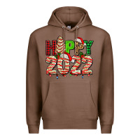 Chestnut happy 2022 with christmas tree cake Premium Hoodie - AdoDesignShop