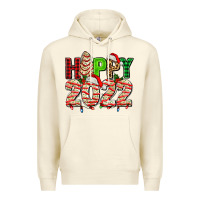 Sandshell happy 2022 with christmas tree cake Premium Hoodie - AdoDesignShop