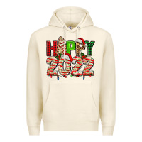 Tofu happy 2022 with christmas tree cake Premium Hoodie - AdoDesignShop