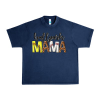 Navy ballpark mama Urban Heavy Tee - texasbilliewilder