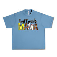 Pebble Blue ballpark mama Urban Heavy Tee - texasbilliewilder