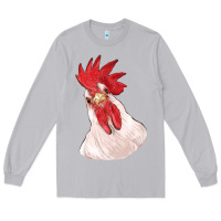 Moon Dust silly chicken head Long Sleeve Tee - RanaPortraitStore