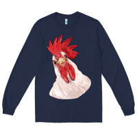 Silly Chicken Head Long Sleeve Tee | Teevron