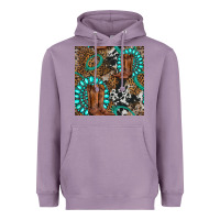 Lavender cowboy boot and gemstone Heavyweight Hoodie - BundleAndBundleShop