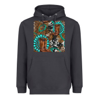 Smoke cowboy boot and gemstone Heavyweight Hoodie - BundleAndBundleShop