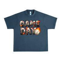 Midnight Navy game day baseball leopard Urban Heavy Tee - Zillion Design Studio