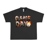 Pigment Black game day baseball leopard Urban Heavy Tee - Zillion Design Studio