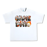 White game day baseball leopard Urban Heavy Tee - Zillion Design Studio