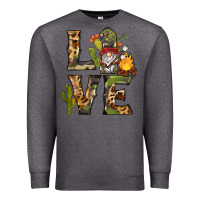 Charcoal Heather love camping gnome Premium Sweatshirt - BarkalooDesign