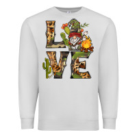 Dove Grey love camping gnome Premium Sweatshirt - BarkalooDesign