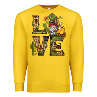 Lemon love camping gnome Premium Sweatshirt - BarkalooDesign