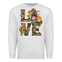 Oatmeal Heather love camping gnome Premium Sweatshirt - BarkalooDesign