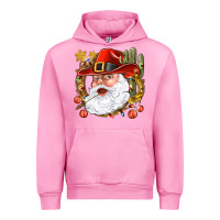 Fuchsia Pink Cowboy Santa Urban Hoodie - BundleAndBundleShop