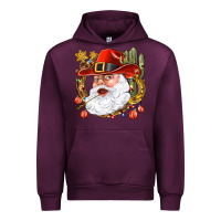Mauve Wine Cowboy Santa Urban Hoodie - BundleAndBundleShop