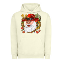 Pigment Pistachio Cowboy Santa Urban Hoodie - BundleAndBundleShop