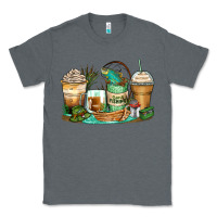 Charcoal Heather fishing coffee cups Classic Tee - Zillion Design Studio