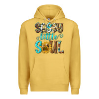 Antique Gold sassy little soul Premium Hoodie - NancyCooperArtShop