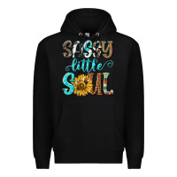 Black sassy little soul Premium Hoodie - NancyCooperArtShop