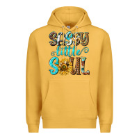 Mustard sassy little soul Premium Hoodie - NancyCooperArtShop