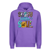 Purple sassy little soul Premium Hoodie - NancyCooperArtShop