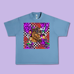 Halloween Horse Urban Heavy Tee Designed By Barkaloodesign