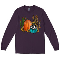 Plum sunflower cactus pumpkin fall Long Sleeve Tee - RanaPortraitStore