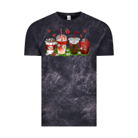 Cloud Black coffee cups lady bug with daisies Vintage Tee - texasbilliewilder