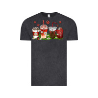 Coffee Cups Lady Bug With Daisies Vintage Tee | Teevron