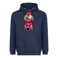 Navy love and candy machine Heavyweight Hoodie - AdoDesignShop