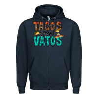Navy tacos before vatos Zipper Hoodie - RacoonDesign