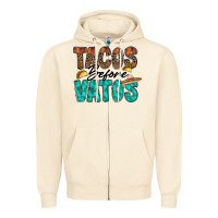 Sandshell tacos before vatos Zipper Hoodie - RacoonDesign