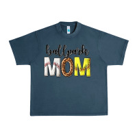 Midnight Navy ballpark mom Urban Heavy Tee - texasbilliewilder