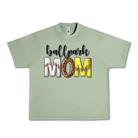 Oil Green ballpark mom Urban Heavy Tee - texasbilliewilder