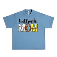 Pebble Blue ballpark mom Urban Heavy Tee - texasbilliewilder