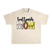 Sandshell ballpark mom Urban Heavy Tee - texasbilliewilder