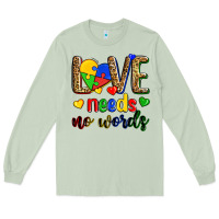 Love Needs No Words Long Sleeve Tee | Teevron