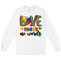 White love needs no words Long Sleeve Tee - Zillion Design Studio