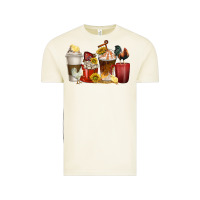 Vintage Arctic coffee cups rooster Vintage Tee - texasbilliewilder