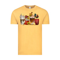 Vintage Mustard coffee cups rooster Vintage Tee - texasbilliewilder
