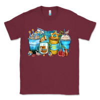 Burgundy hanukkah coffee cups Classic Tee - Zillion Design Studio